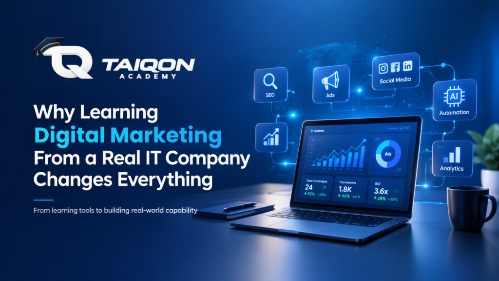 Digital Marketing In a real IT company